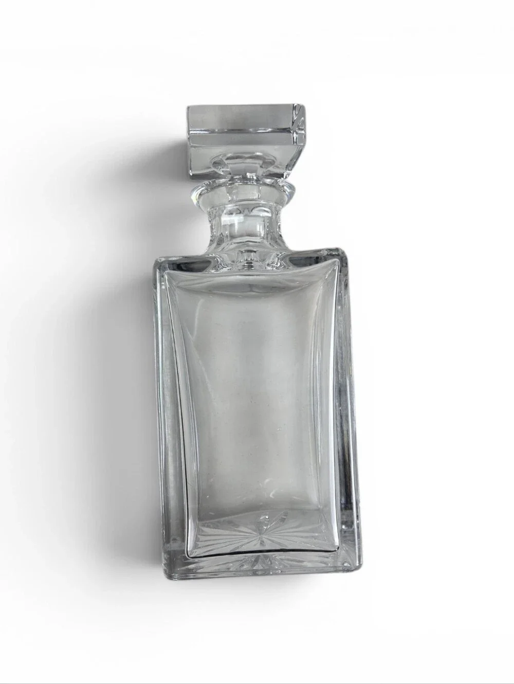 Vintage Crystal Whiskey Decanter with Stopper 9